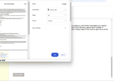Print to Pdf